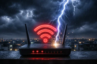 Apakah WiFi Bisa Tersambar Petir? Simak Faktanya