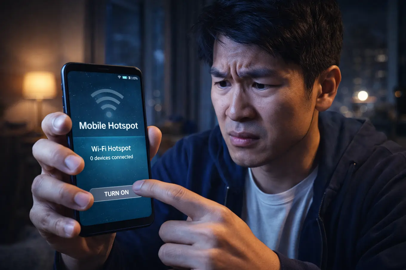 kenapa hotspot tidak bisa dinyalakan