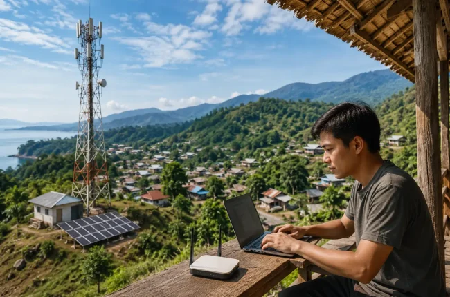 solusi internet di daerah terpencil